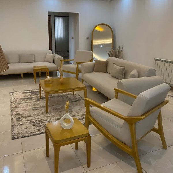 مبل راحتی مینیمال ۸ نفره تمام نرات با پارچه کارناوال